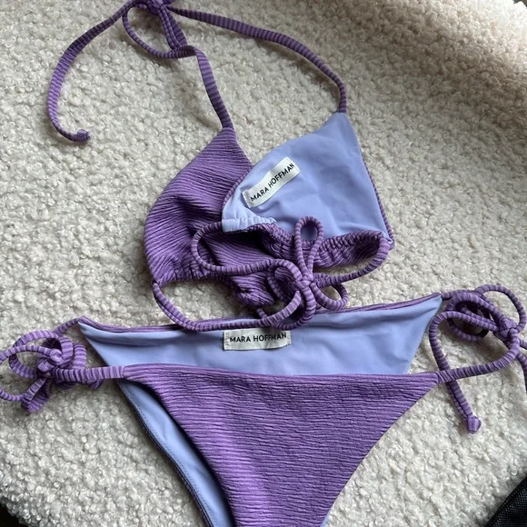 Mara Hoffman Striped Bikini Set - Picture 2 of 3